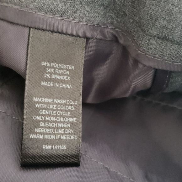 Harve Bernard Grey Dress Pants Sz 2 - Picture 6 of 8